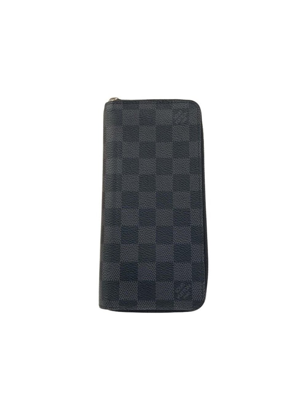 Louis Vuitton Damier Graphite Zippy Wallet Vertical Zip Around Black